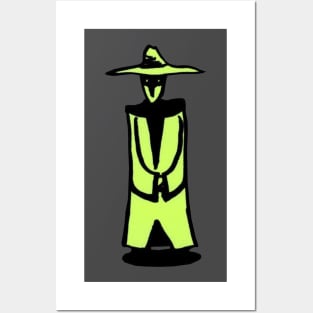 Yellow Man of Mystery Posters and Art